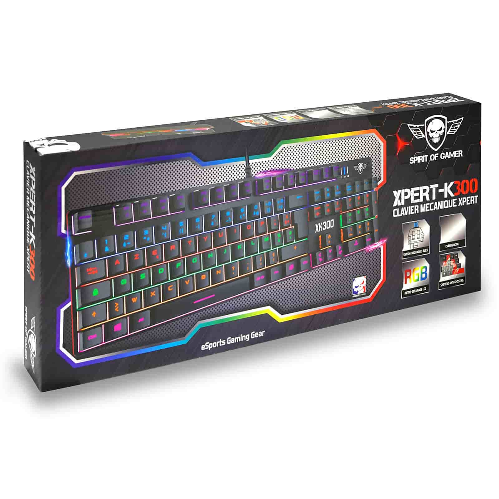 CLAVIER MECANIQUE GAMING SOG XPERT K300